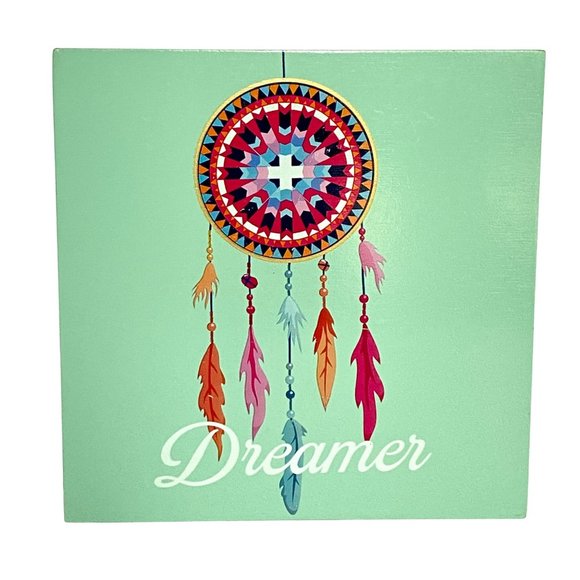 Macbeth Collection Dreamer Panel Desk Wall Art by Margaret Josephs 5x5in - Picture 1 of 10